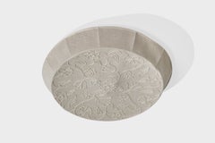 Swedish Designer, Flush Mount, Fabric, Sweden, 1960s