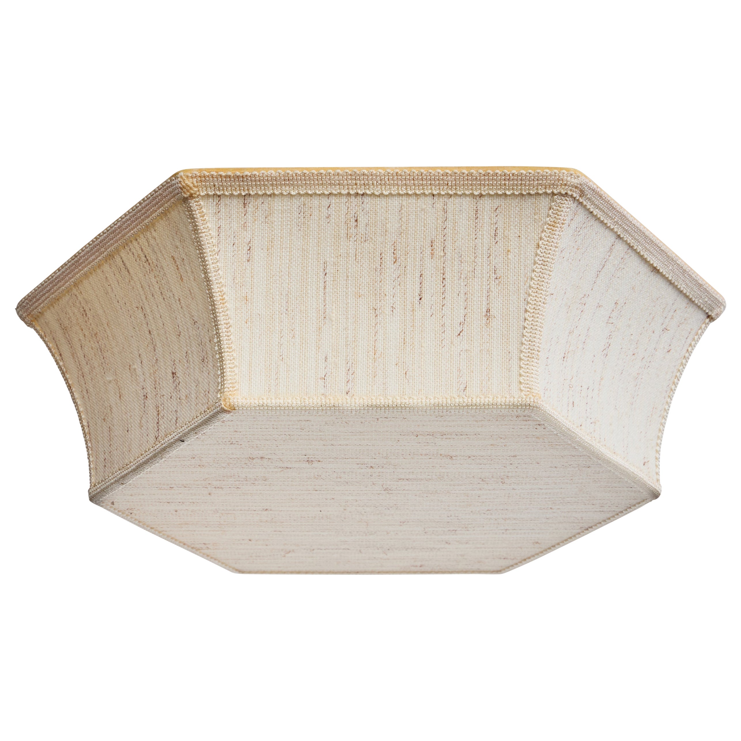 Swedish Designer, Flush Mount, Fabric, Sweden, 1960s For Sale