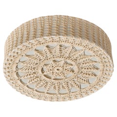 Swedish Designer, Flush Mount, Fabric, Sweden, 1960s