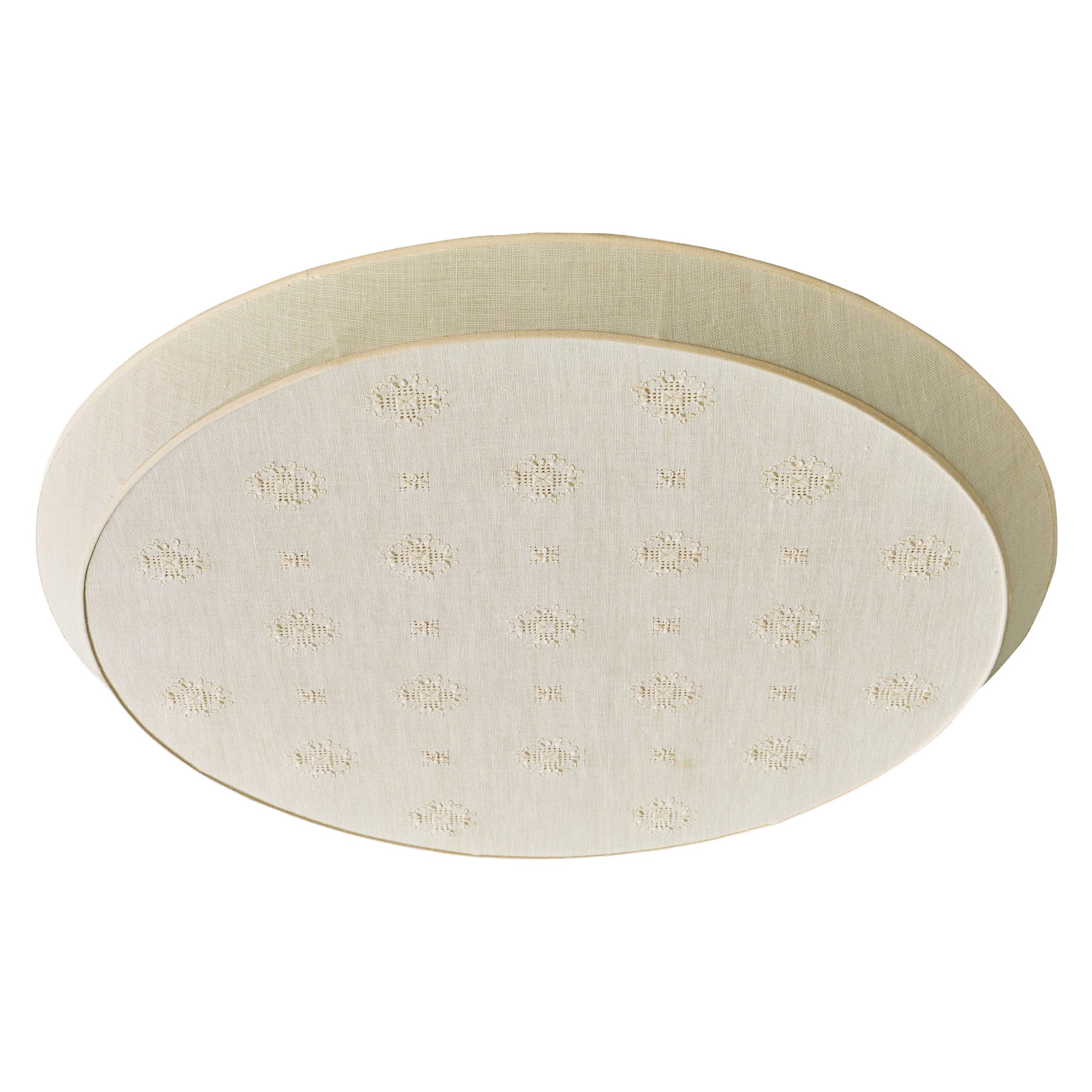 Swedish Designer, Flush Mount, Fabric, Sweden, 1960s