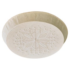 Swedish Designer, Flush Mount, Fabric, Sweden, 1960s