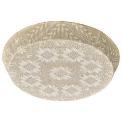 Swedish Designer, Flush Mount, Fabric, Sweden, 1960s