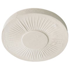 Swedish Designer, Flush Mount, Fabric, Sweden, 1960s