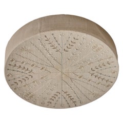 Swedish Designer, Flush Mount, Fabric, Sweden, 1960s
