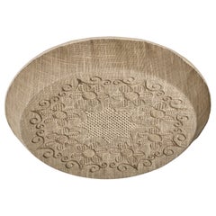 Swedish Designer, Flush Mount, Fabric, Sweden, 1960s