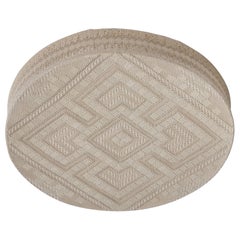 Swedish Designer, Flush Mount, Fabric, Sweden, 1960s