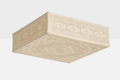 Swedish Designer, Flush mount, Fabric, Sweden, 1970s