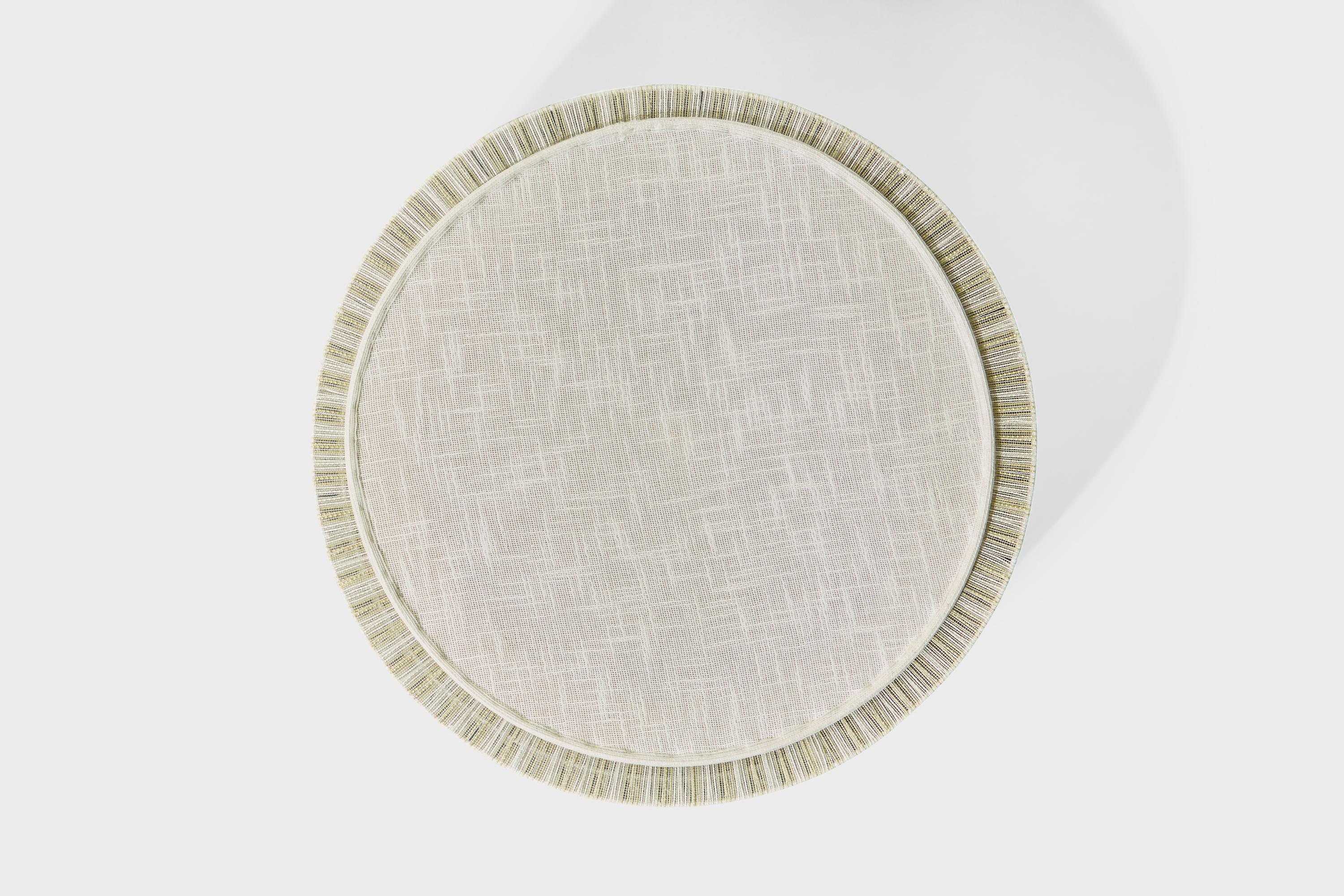 Mid-Century moderno Swedish Designer, Flush Mount, Fabric, Sweden, 1970s in vendita