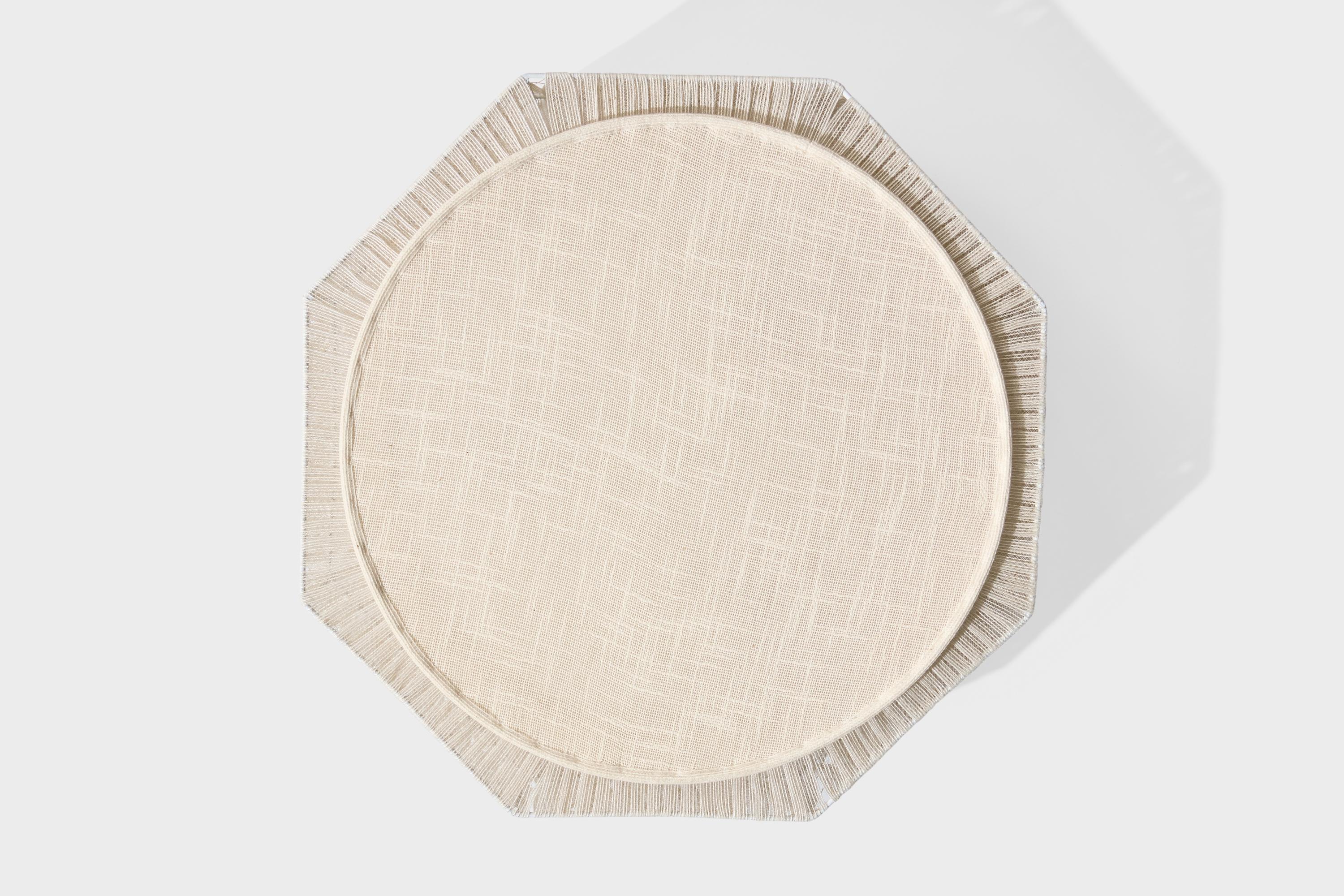 Svedese Swedish Designer, Flush Mount, Fabric, Sweden, 1970s in vendita