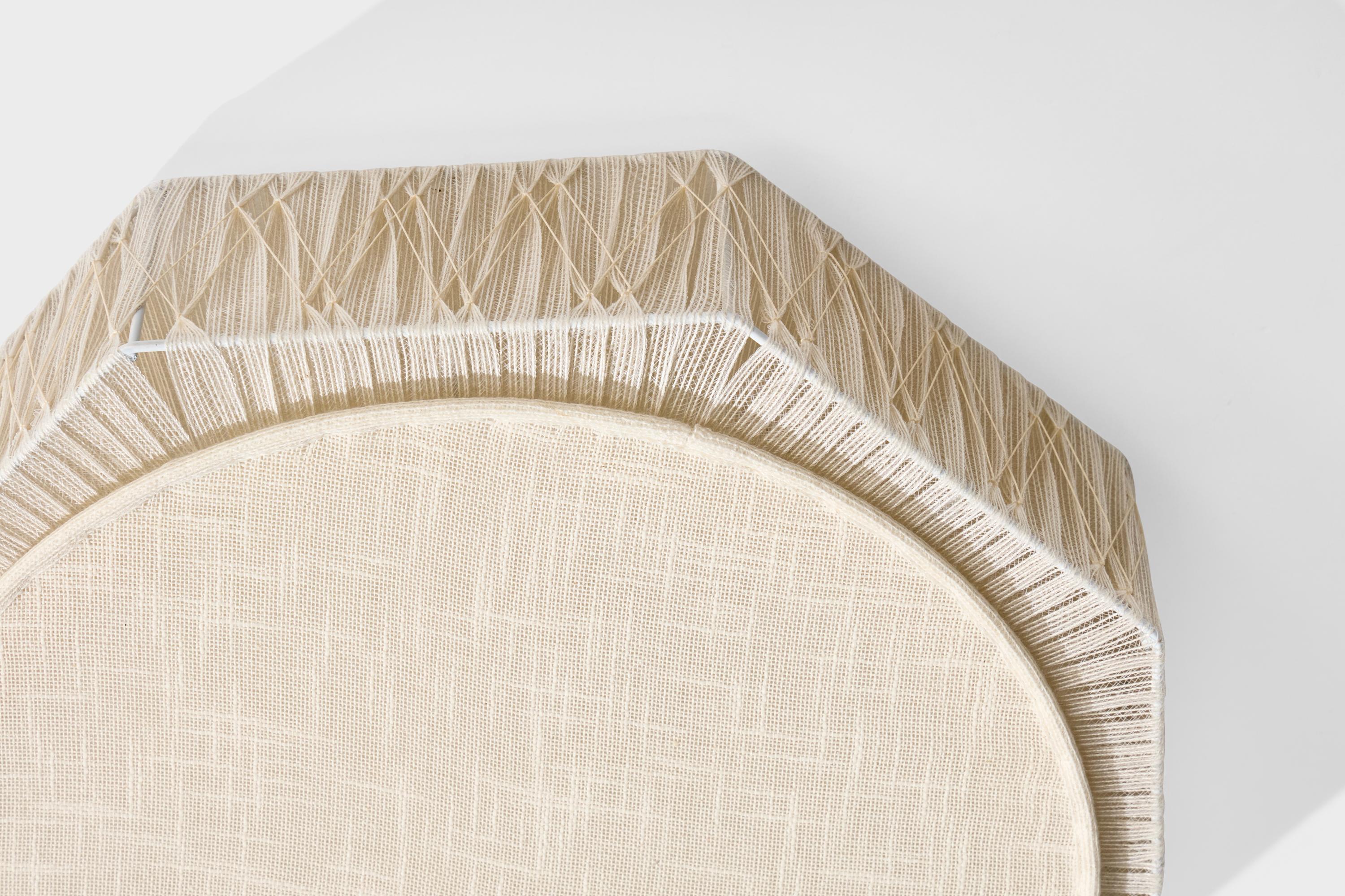 Tessuto Swedish Designer, Flush Mount, Fabric, Sweden, 1970s in vendita