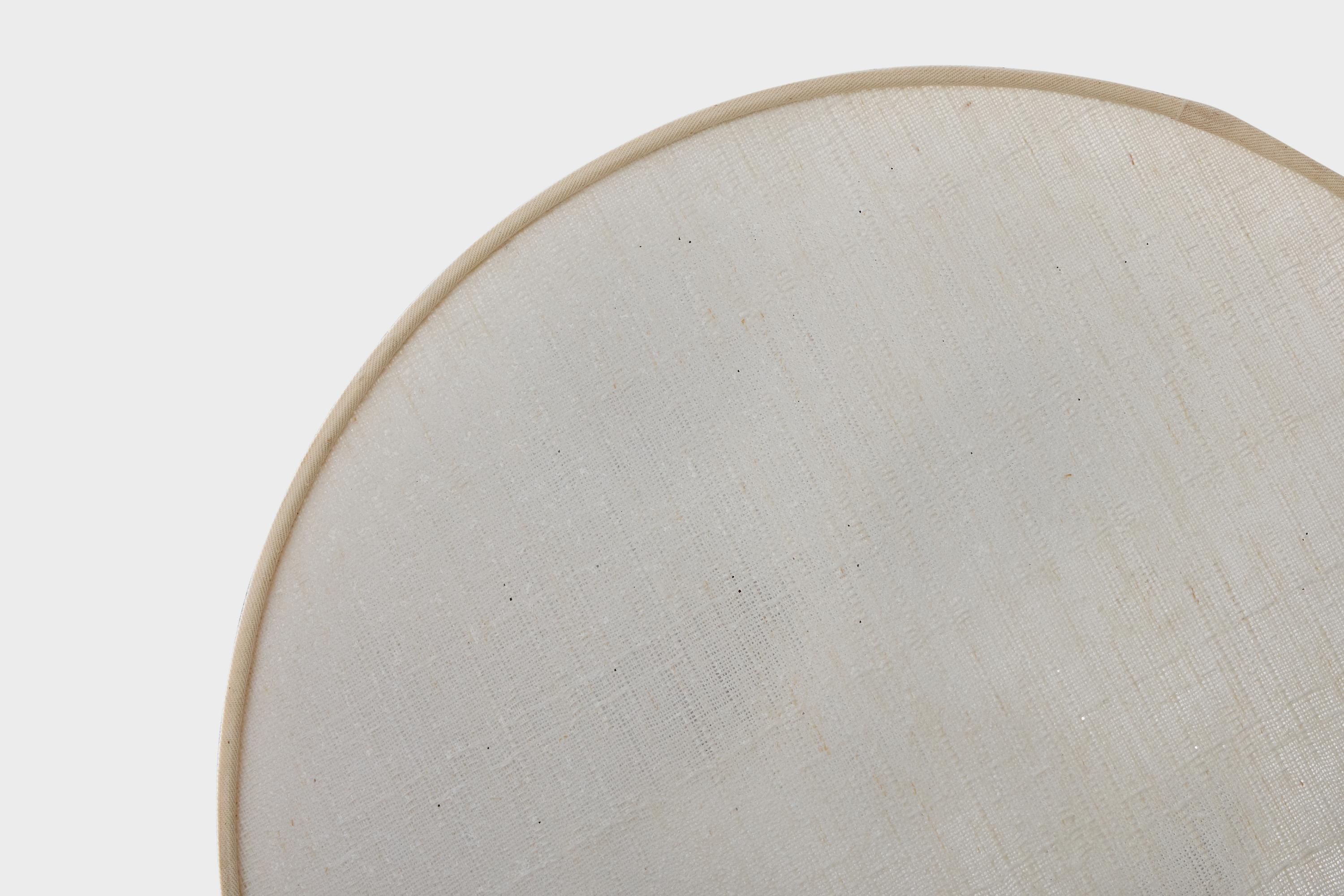 Swedish Designer, Flush Mount, Fabric, Sweden, 1970s For Sale 2