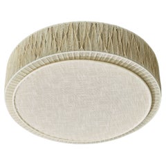 Swedish Designer, Flush Mount, Fabric, Sweden, 1970s