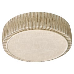 Swedish Designer, Flush Mount, Fabric, Sweden, 1970s