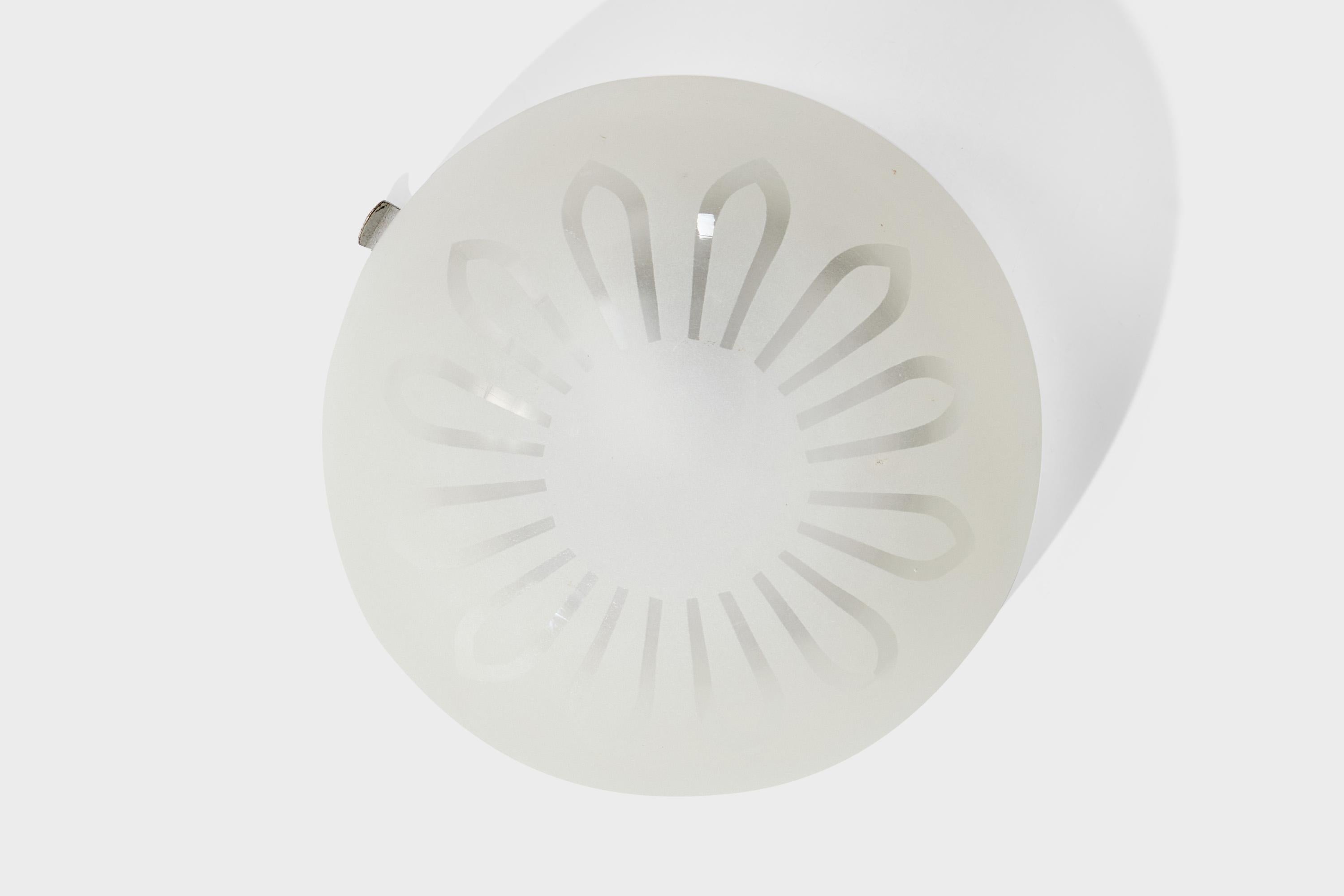 Scandinave moderne Design/One, verre, métal, Suède, années 1940 en vente