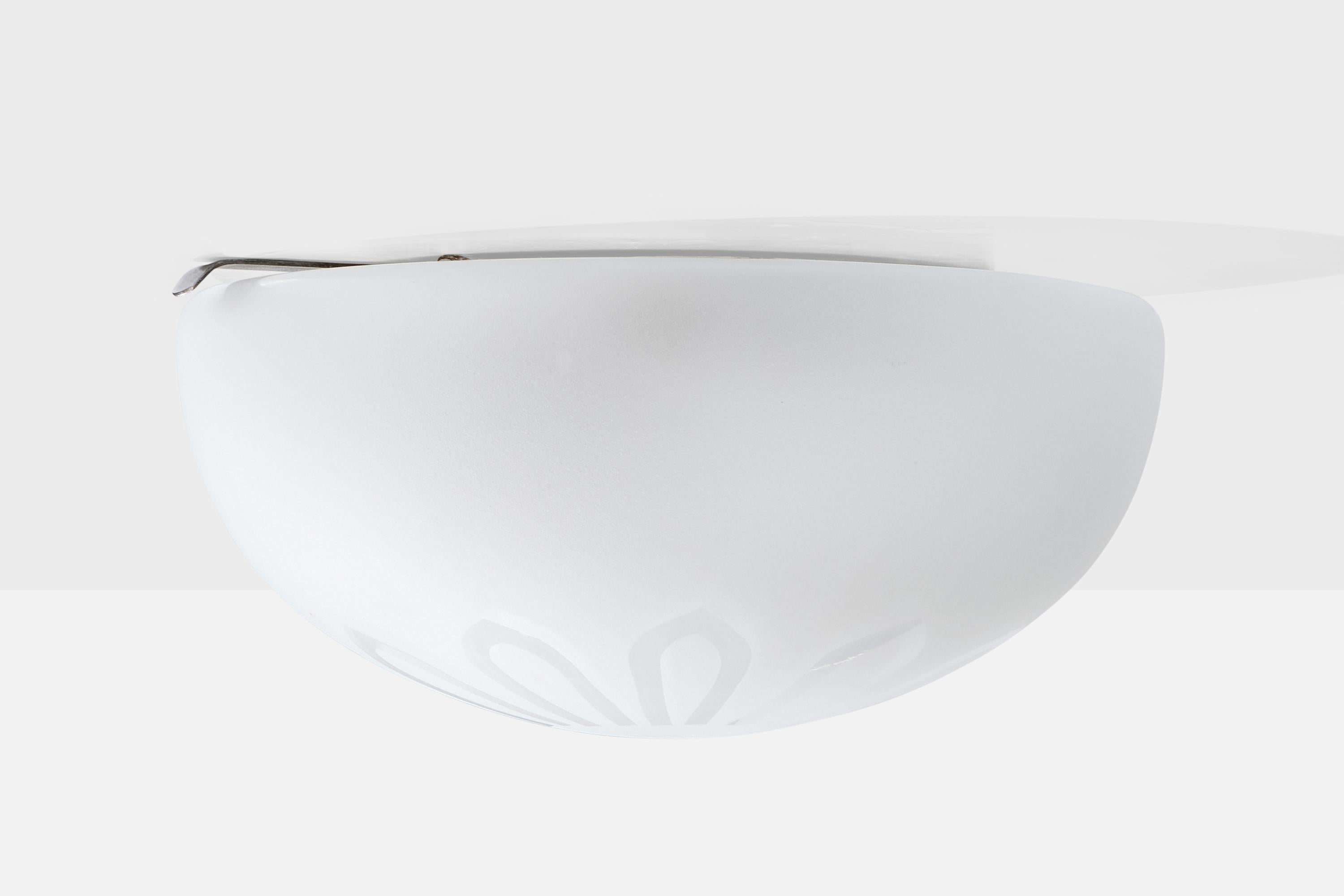 Suédois Design/One, verre, métal, Suède, années 1940 en vente