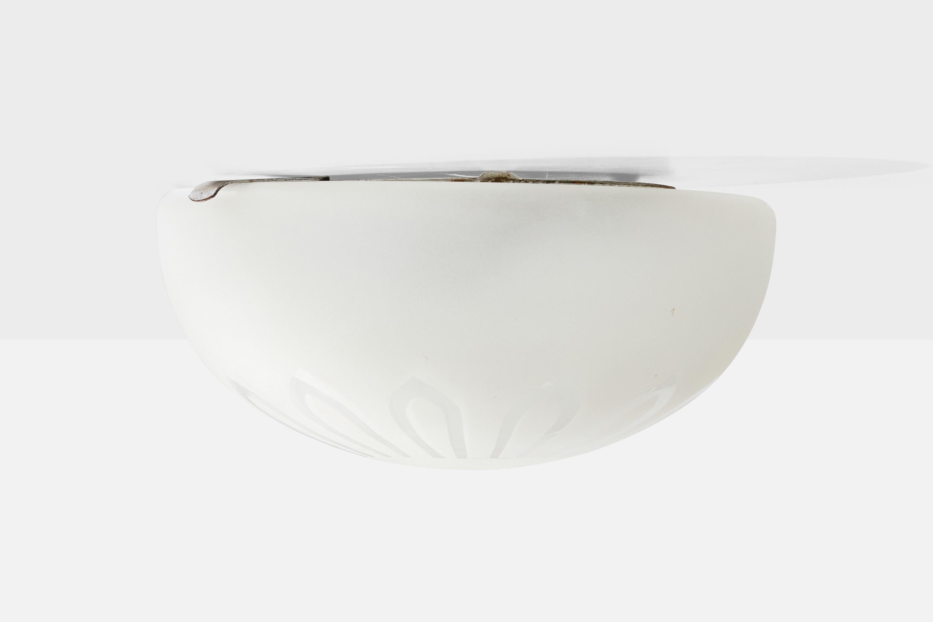 Suédois Design/One, verre, métal, Suède, années 1940 en vente