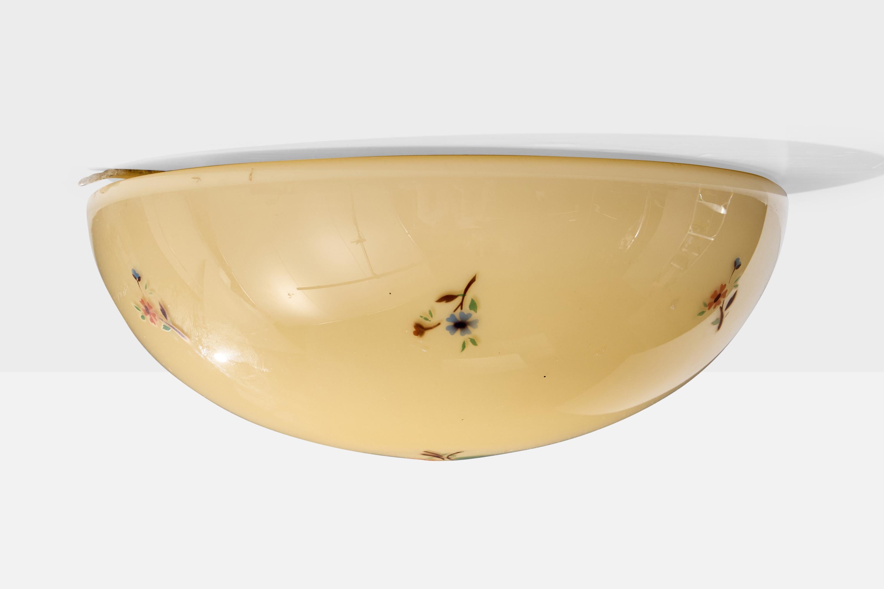 Suédois Design/One, verre, métal, Suède, années 1940 en vente