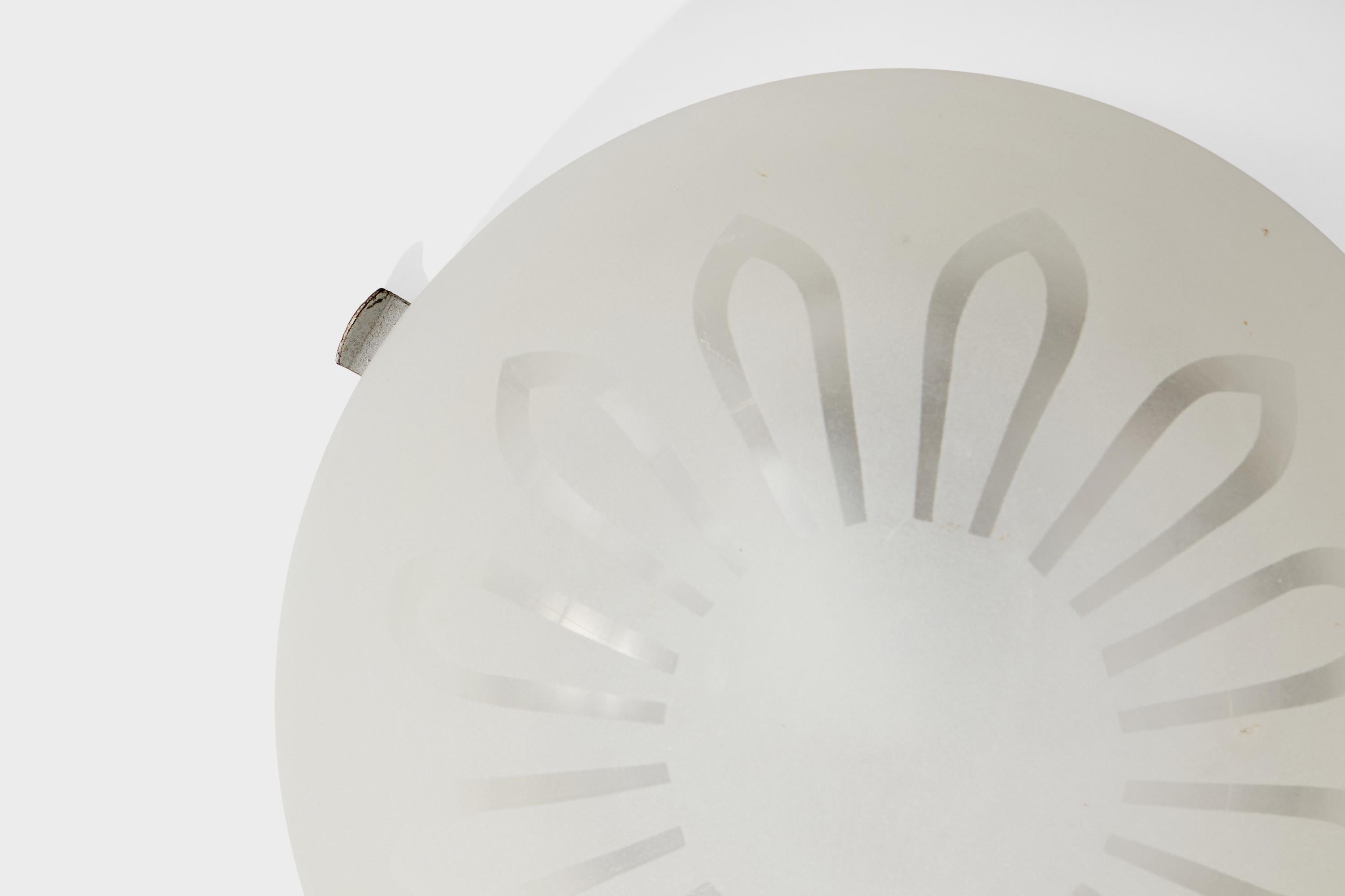 Design/One, verre, métal, Suède, années 1940 Bon état - En vente à High Point, NC