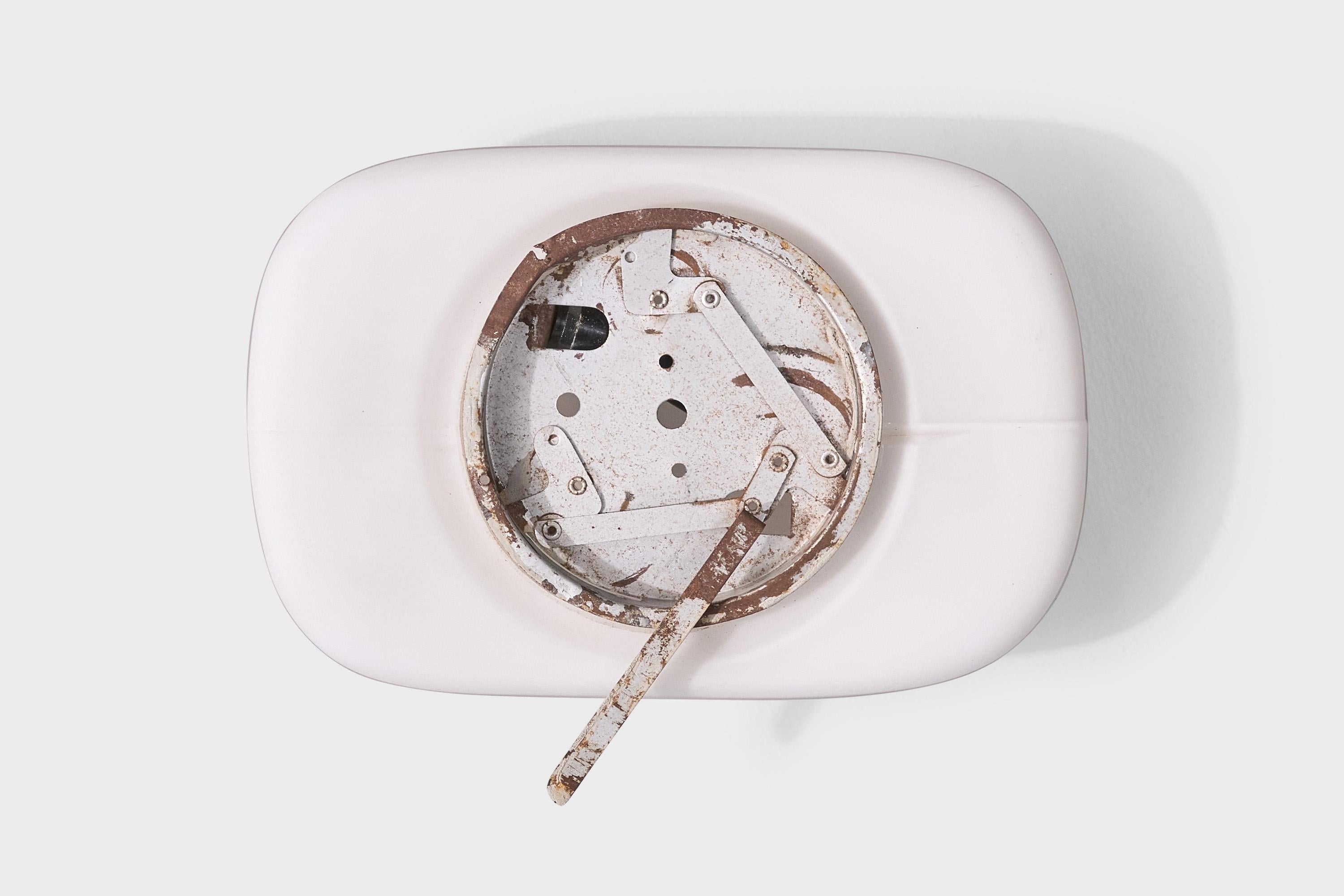 Swedish Designer, Flush Mount, Glass, Metal, Sweden, 1940s For Sale 3