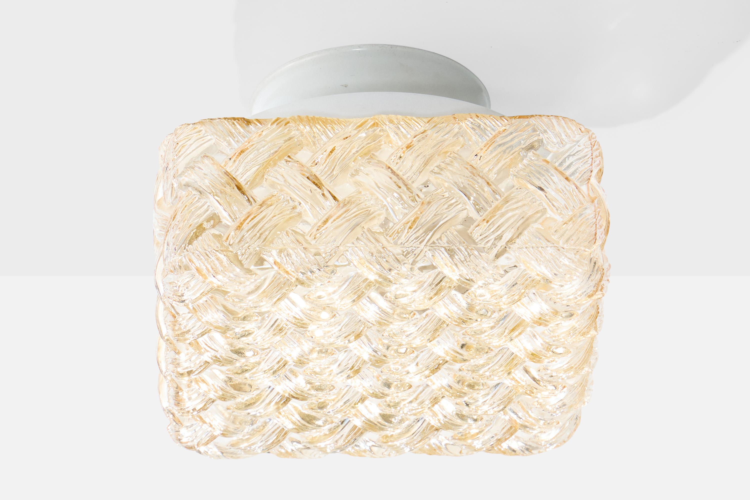 Mid-Century Modern Design/One, verre, métal, Suède, années 1970 en vente