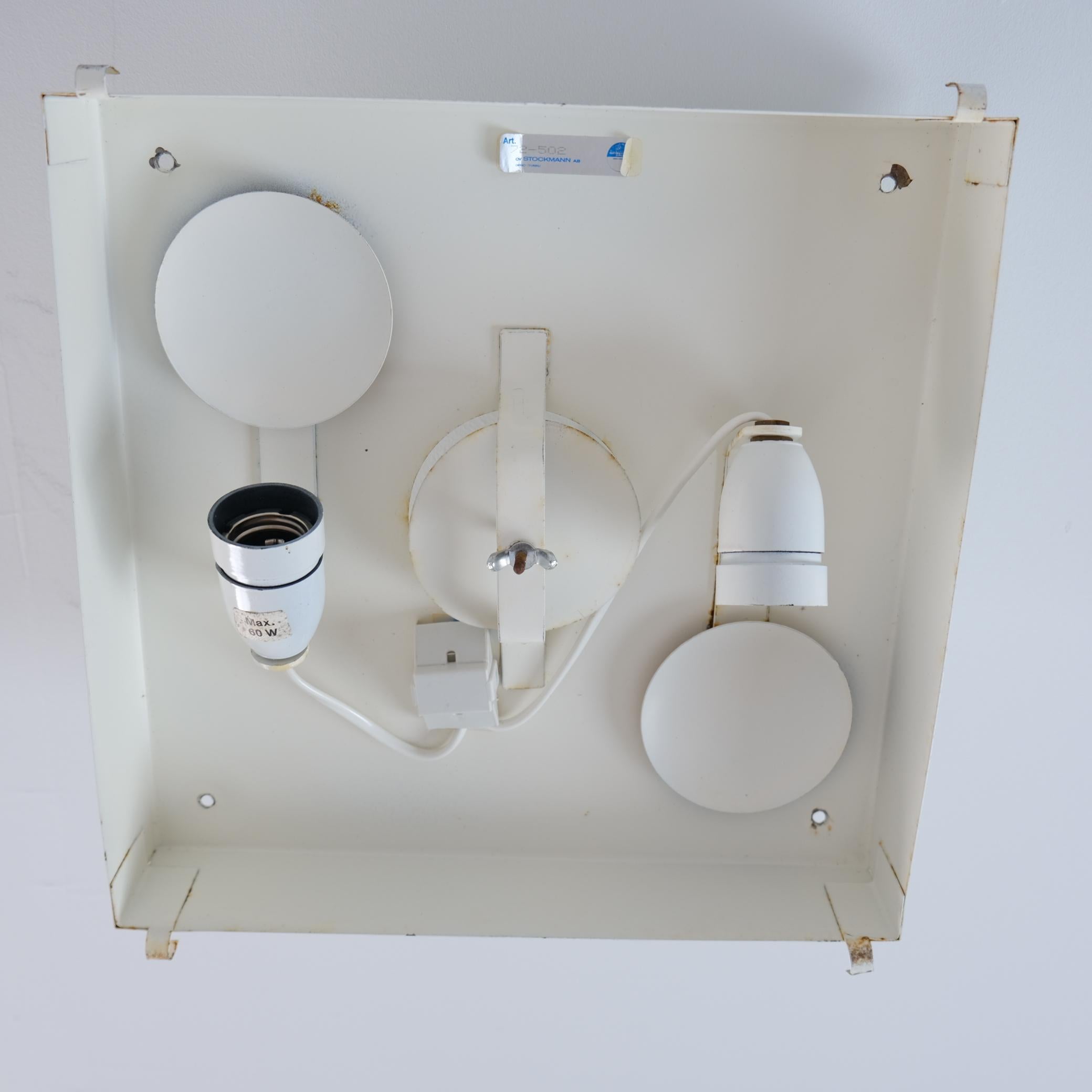 Swedish Designer Flush Mount in Pine, Stockmann Orno Model 72-502, 1970s For Sale 4