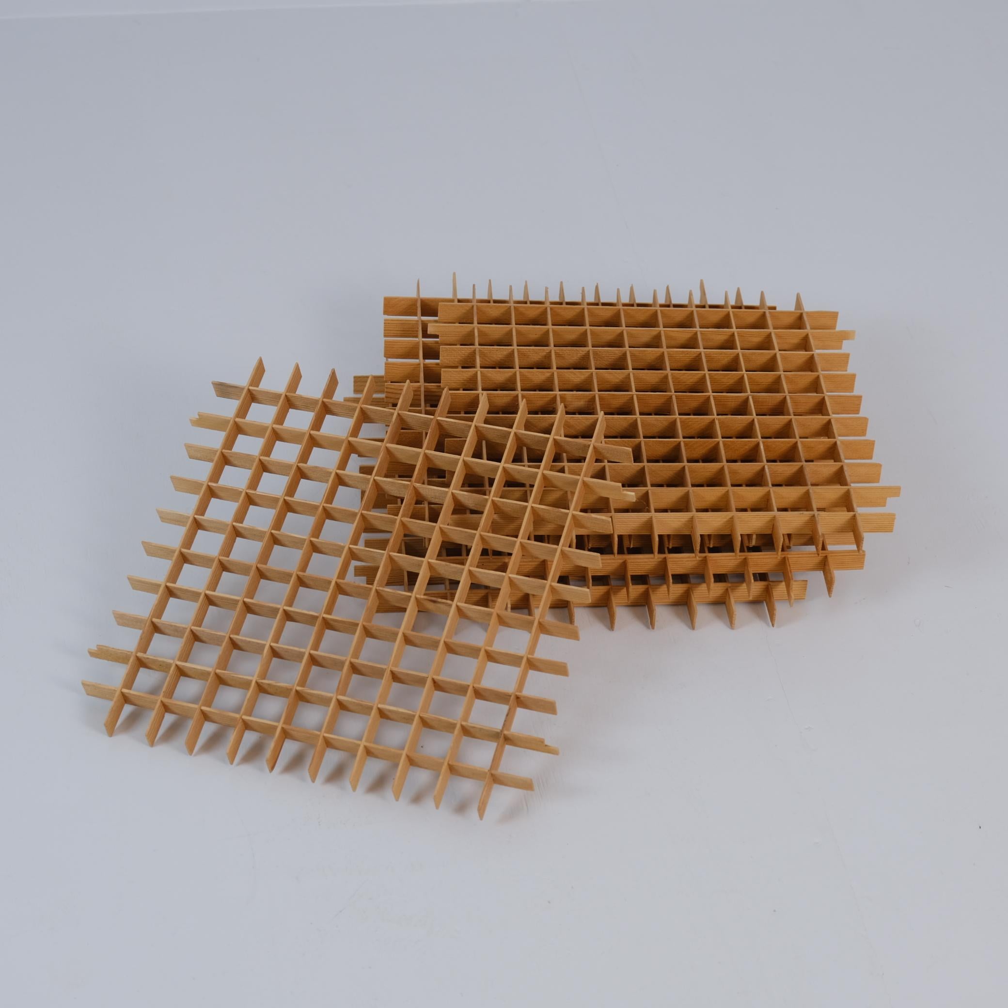 Swedish Designer Flush Mount in Pine, Stockmann Orno Model 72-502, 1970s For Sale 10