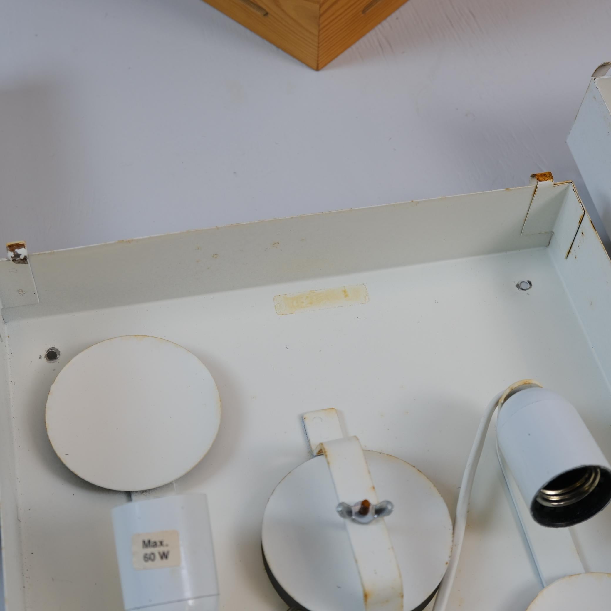 Swedish Designer Flush Mount in Pine, Stockmann Orno Model 72-502, 1970s For Sale 13