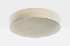 Swedish Designer, Flush Mount, Parchment Paper, Sweden, 1970s
