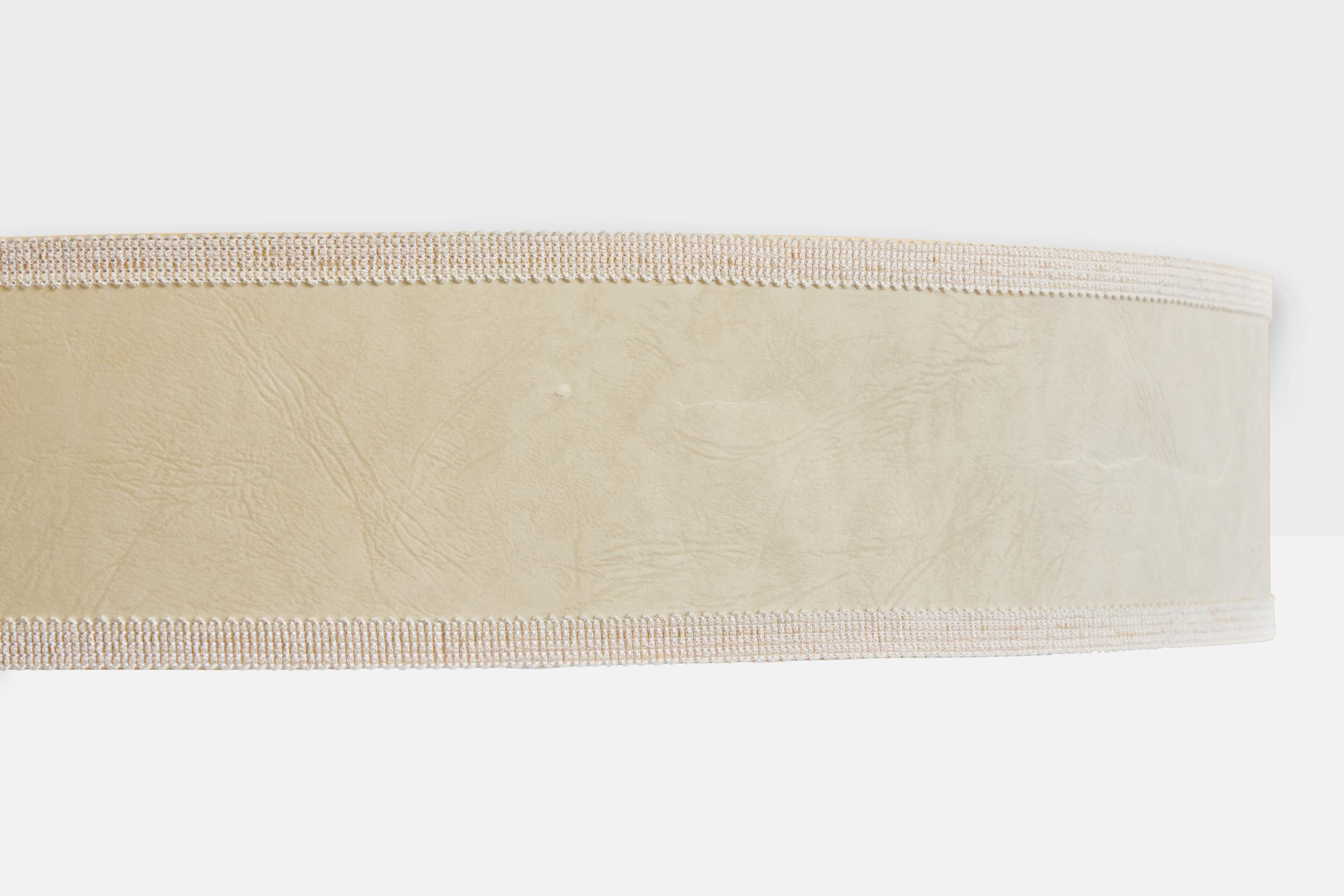 Late 20th Century Swedish Designer, Flush Mount, Parchment Paper, Sweden, 1970s For Sale