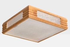 Designer svedese, montatura ad incasso, pino, resina, metallo, Svezia, anni '70