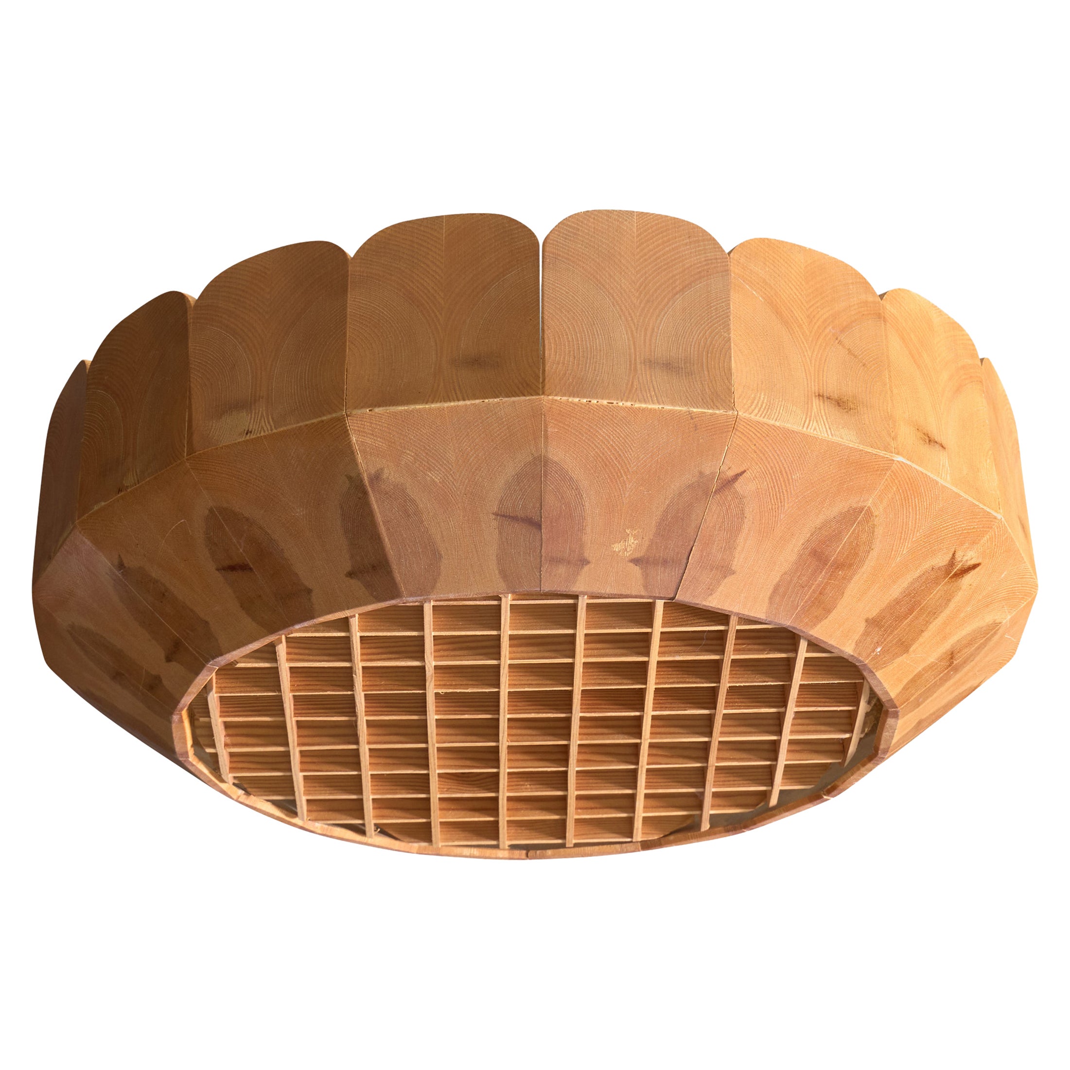Schwedischer Designer, Flush Mount, Kiefer, Schweden, 1970er im Angebot