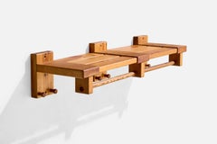 Swedish Designer, Hat Rack, Pine, Sweden, 1970s