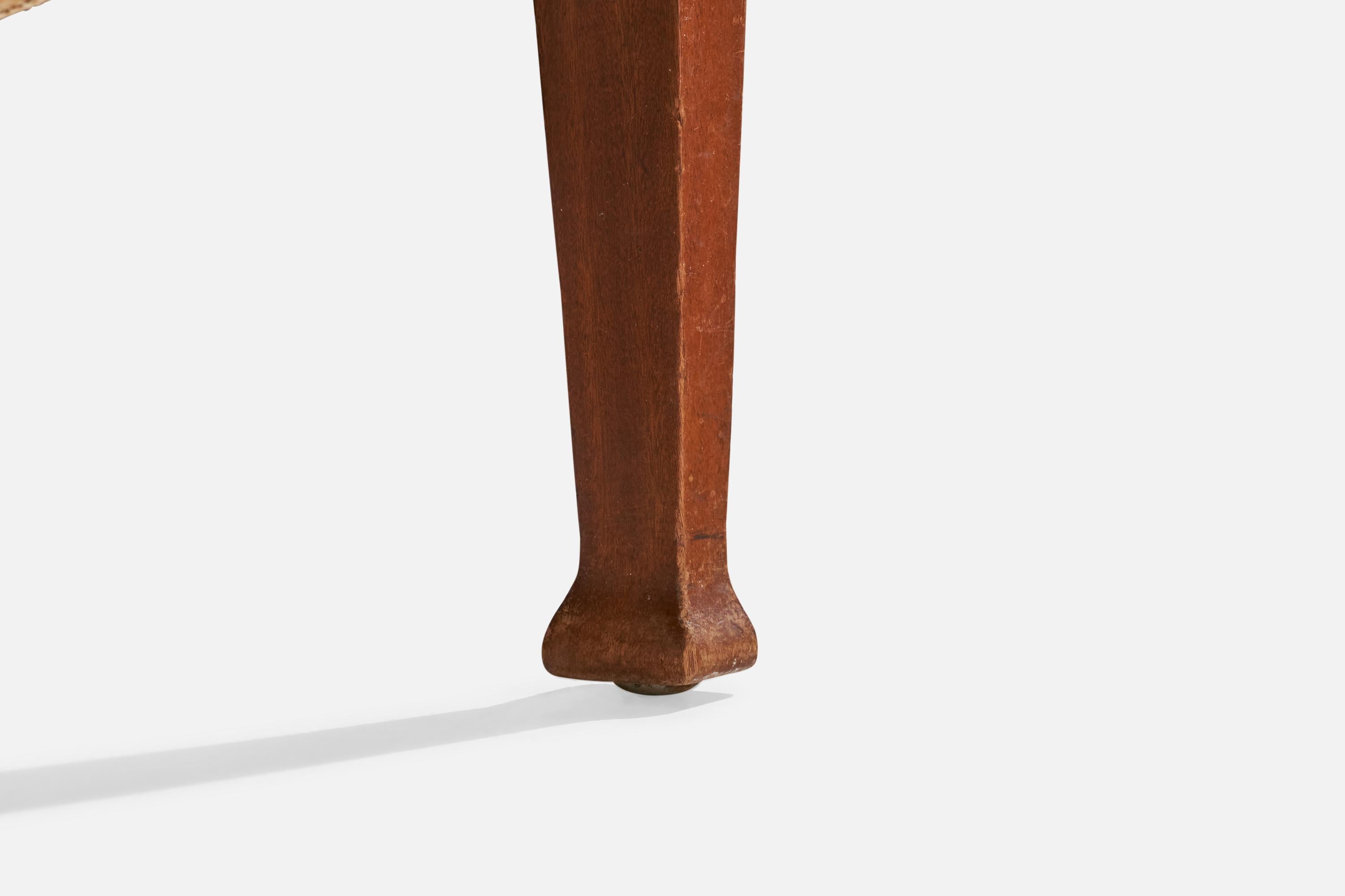 Designer svedese, sedia da salotto, Oak, Fabrice, Svezia, anni '1900 in vendita 4