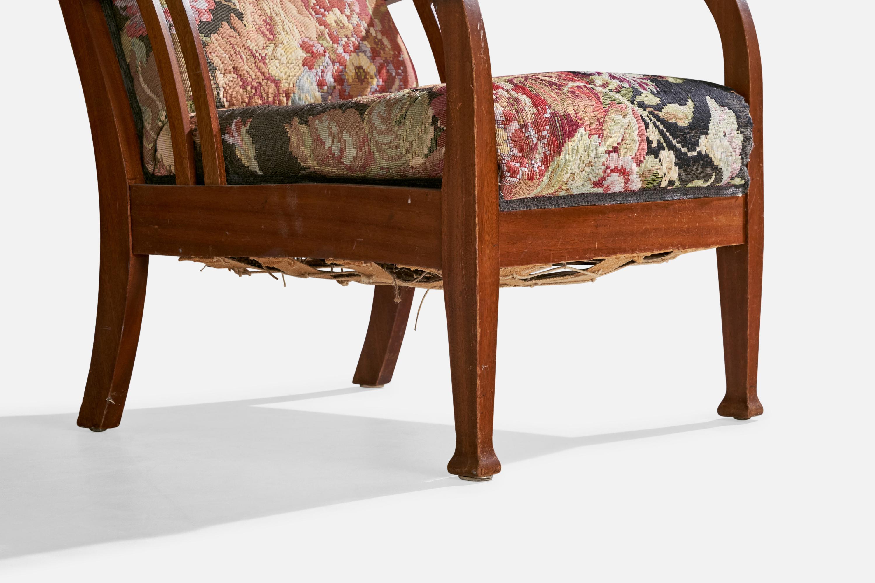 Designer svedese, sedia da salotto, Oak, Fabrice, Svezia, anni '1900 in vendita 5