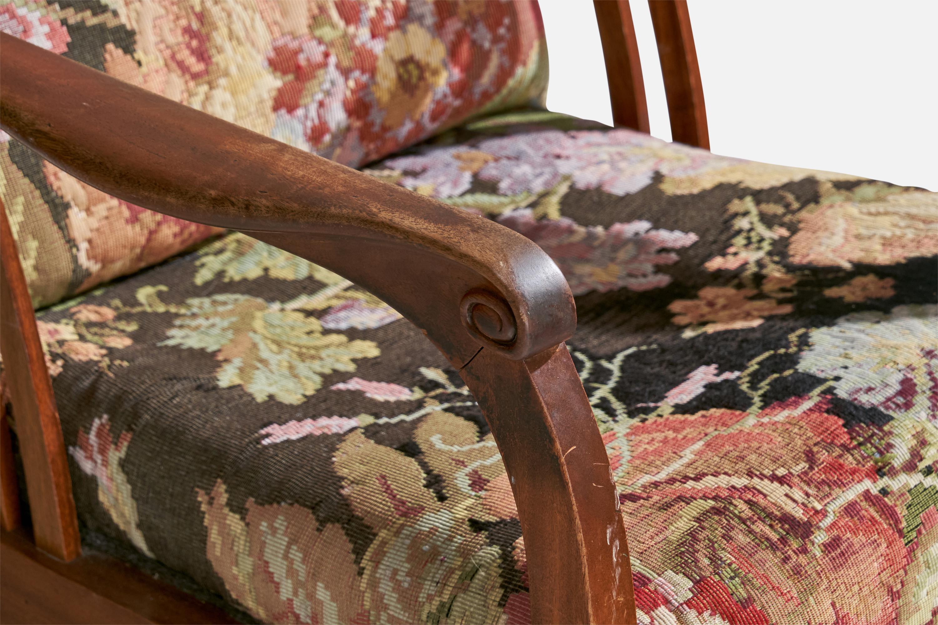Designer svedese, sedia da salotto, Oak, Fabrice, Svezia, anni '1900 in vendita 2