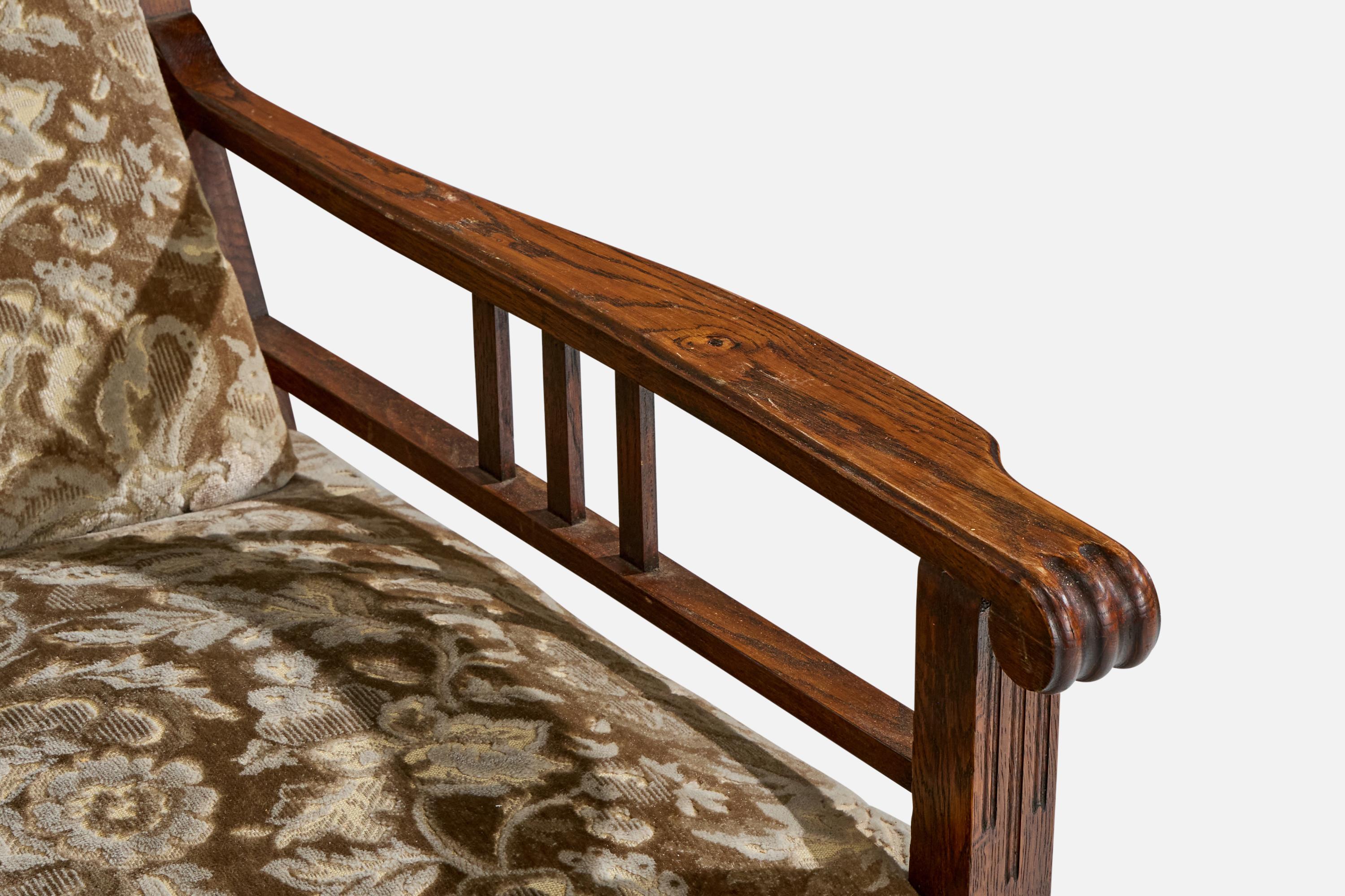 Designer svedese, Sedie da salotto, Oak, Fabrice, Svezia, 1900 in vendita 4