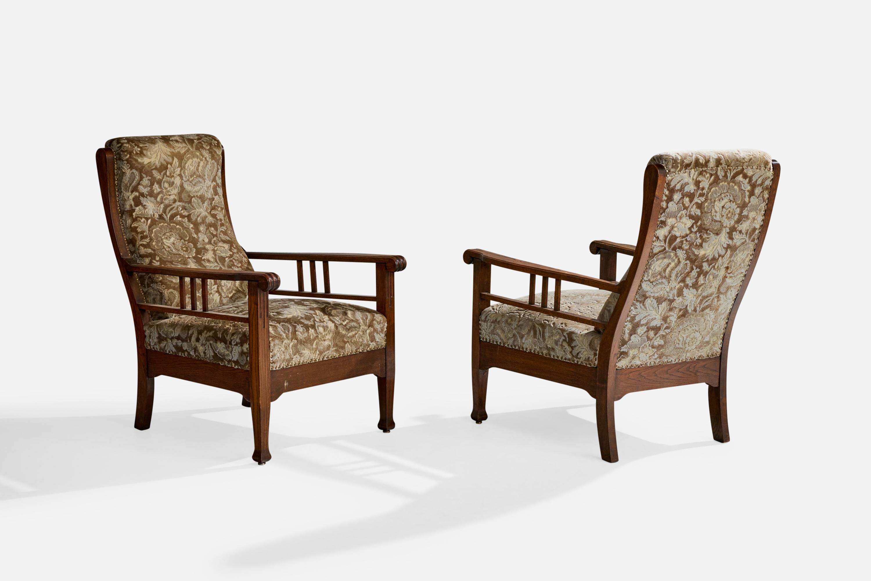 Svedese Designer svedese, Sedie da salotto, Oak, Fabrice, Svezia, 1900 in vendita