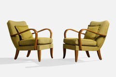 Designer svedese, Sedie da salotto, Wood, Fabrice, Svezia, anni '1940