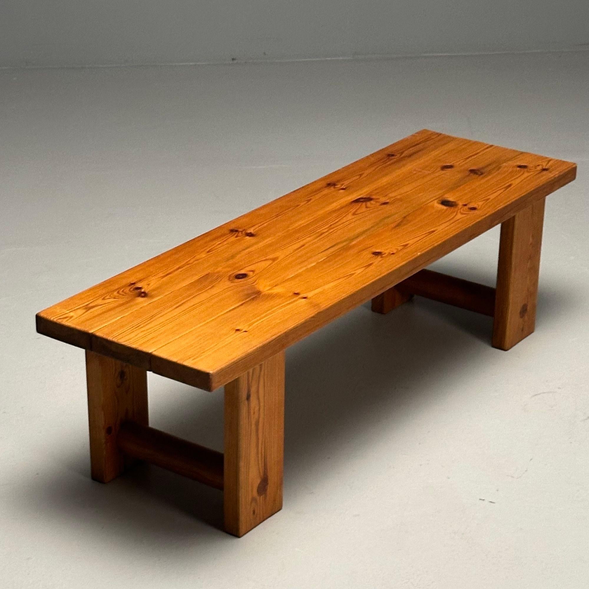 Swedish Designer, Mid-Century Modern, Bench, Pine, Sweden, 1970s

Mid-century modern bench in solid pine designed and produced in Sweden circa 1970s.

Pine
Sweden, 1970s

Height: 16 in Width: 55 in Depth: 16.75 in

EPX