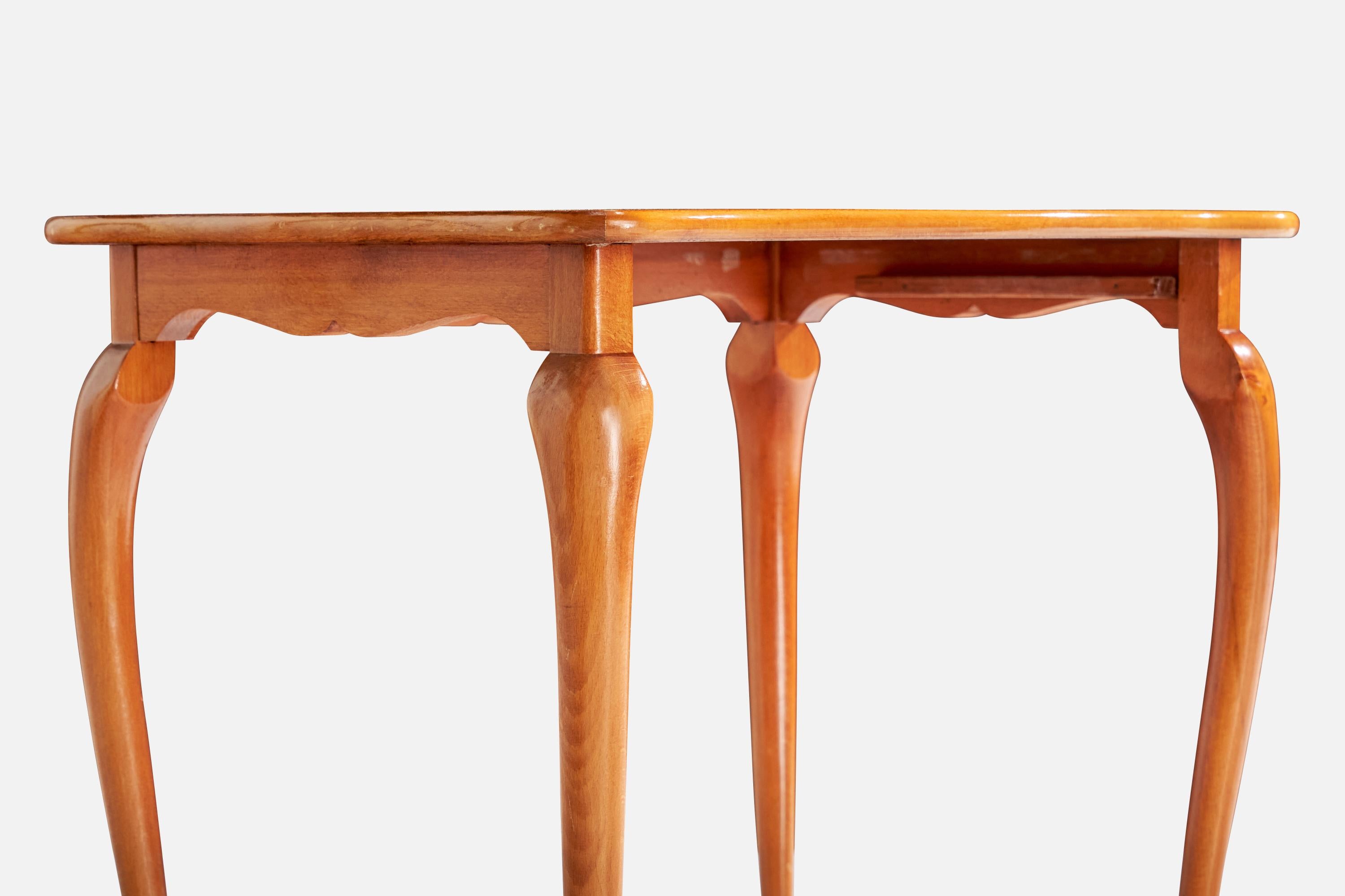 Diseñador sueco, Mesas nido, Madera, Suecia, Años 30 en Bueno estado para la venta en High Point, NC