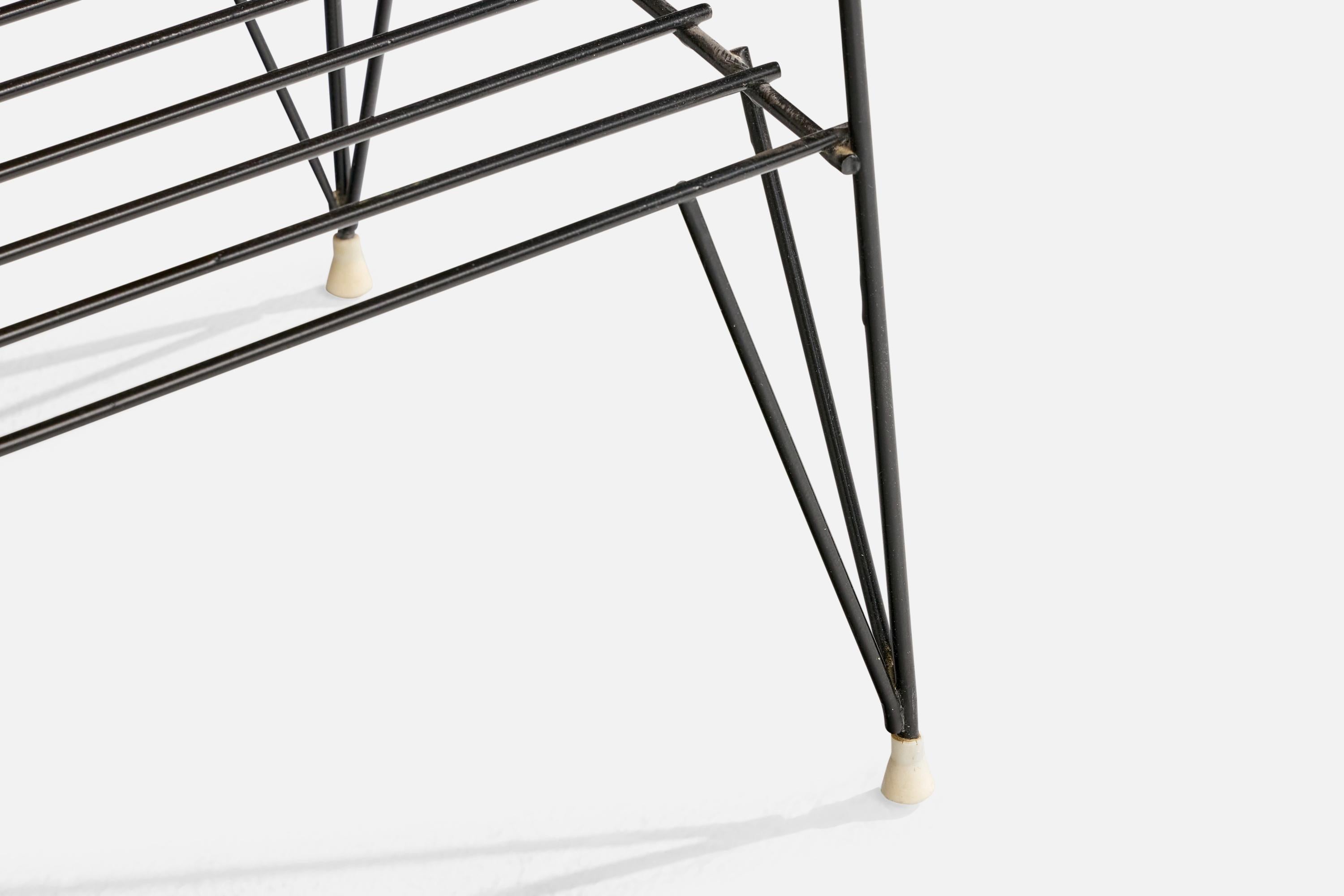 Design svedese, Comodini, Teak, Ottone, Metallo, Svezia, anni '50 in vendita 5