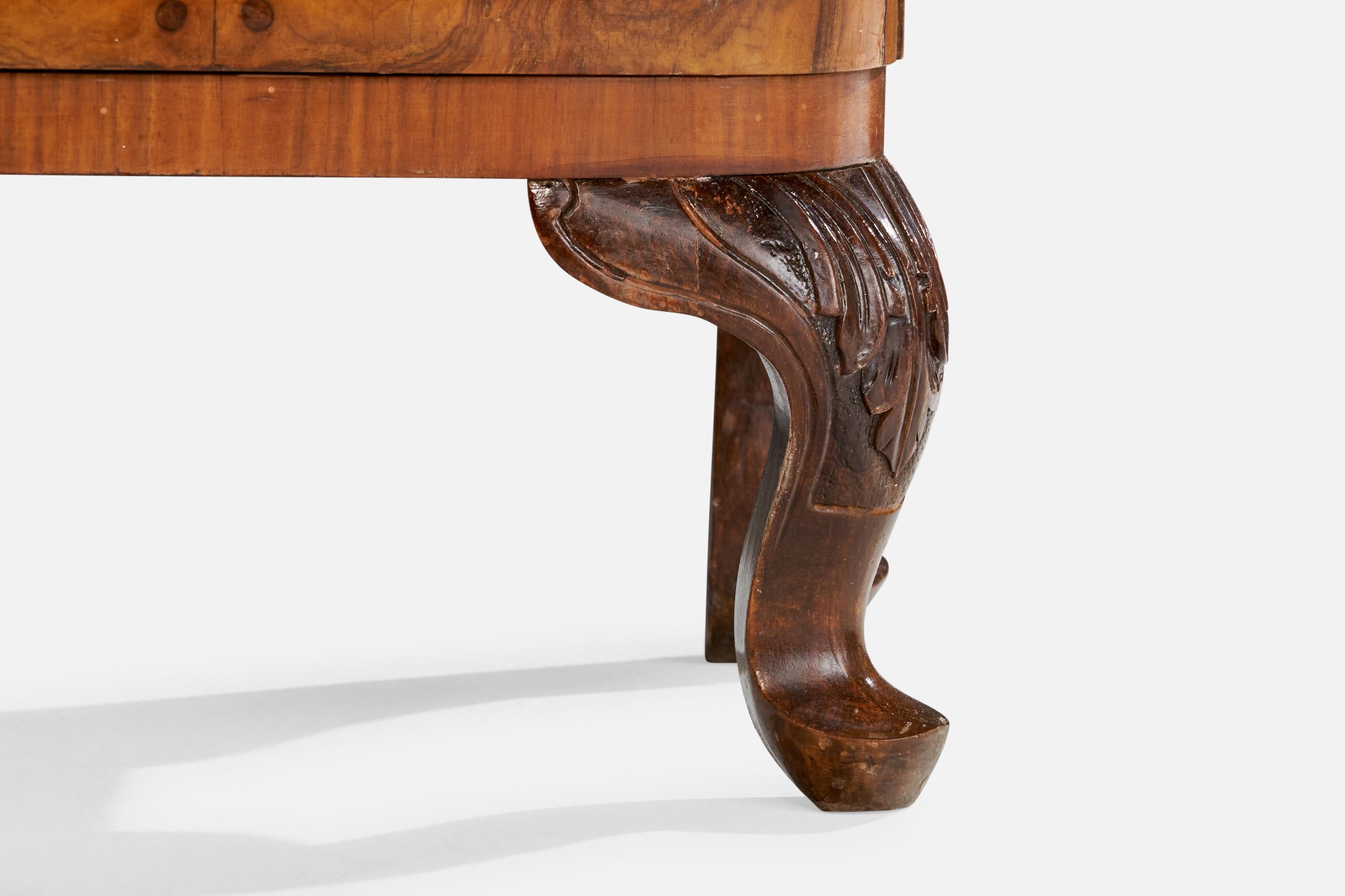 Swedish Designer, Nightstands, Birch, Brass, Sweden, 1900s 10