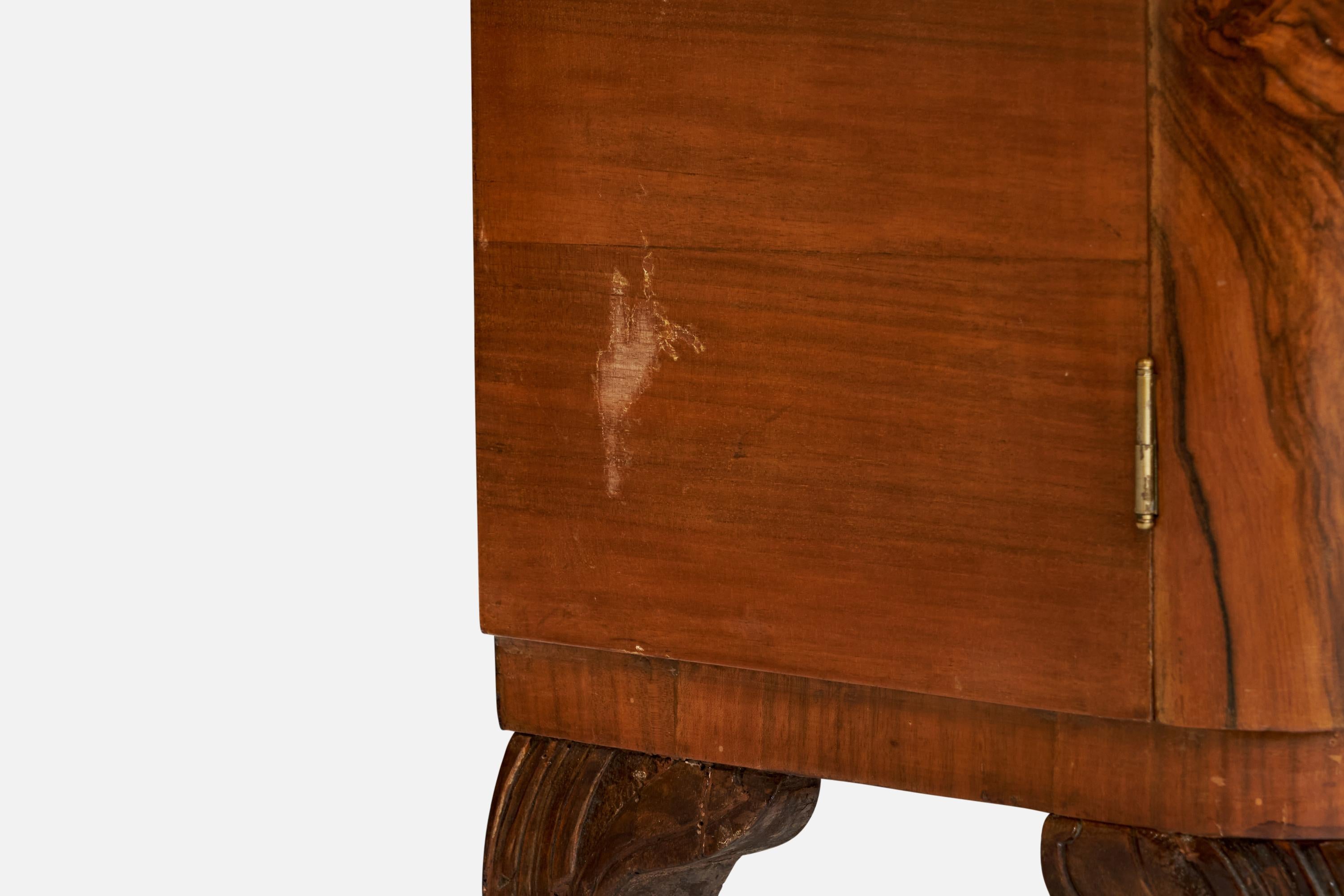 Swedish Designer, Nightstands, Birch, Brass, Sweden, 1900s 3