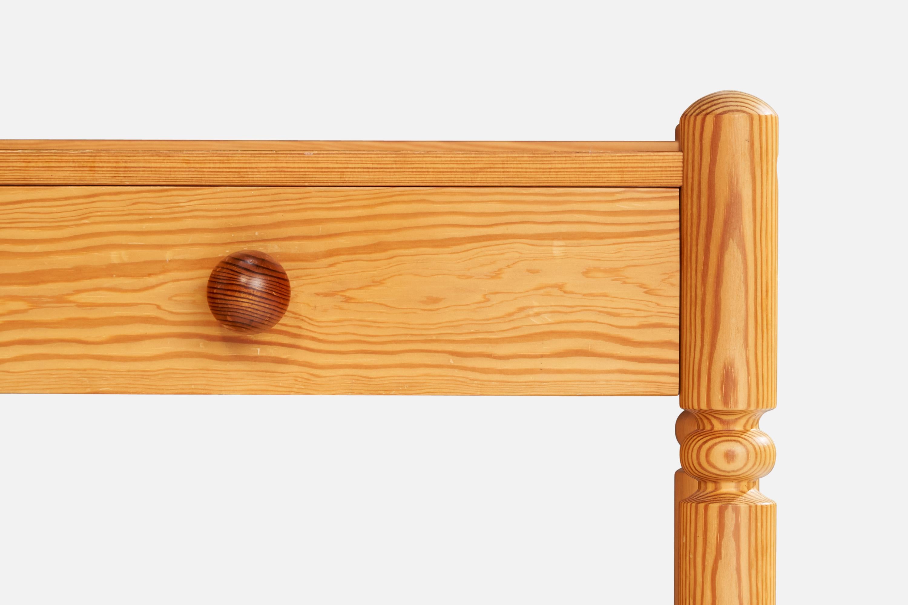 Swedish Designer, Nightstands, Pine, Sweden, 1970s 3