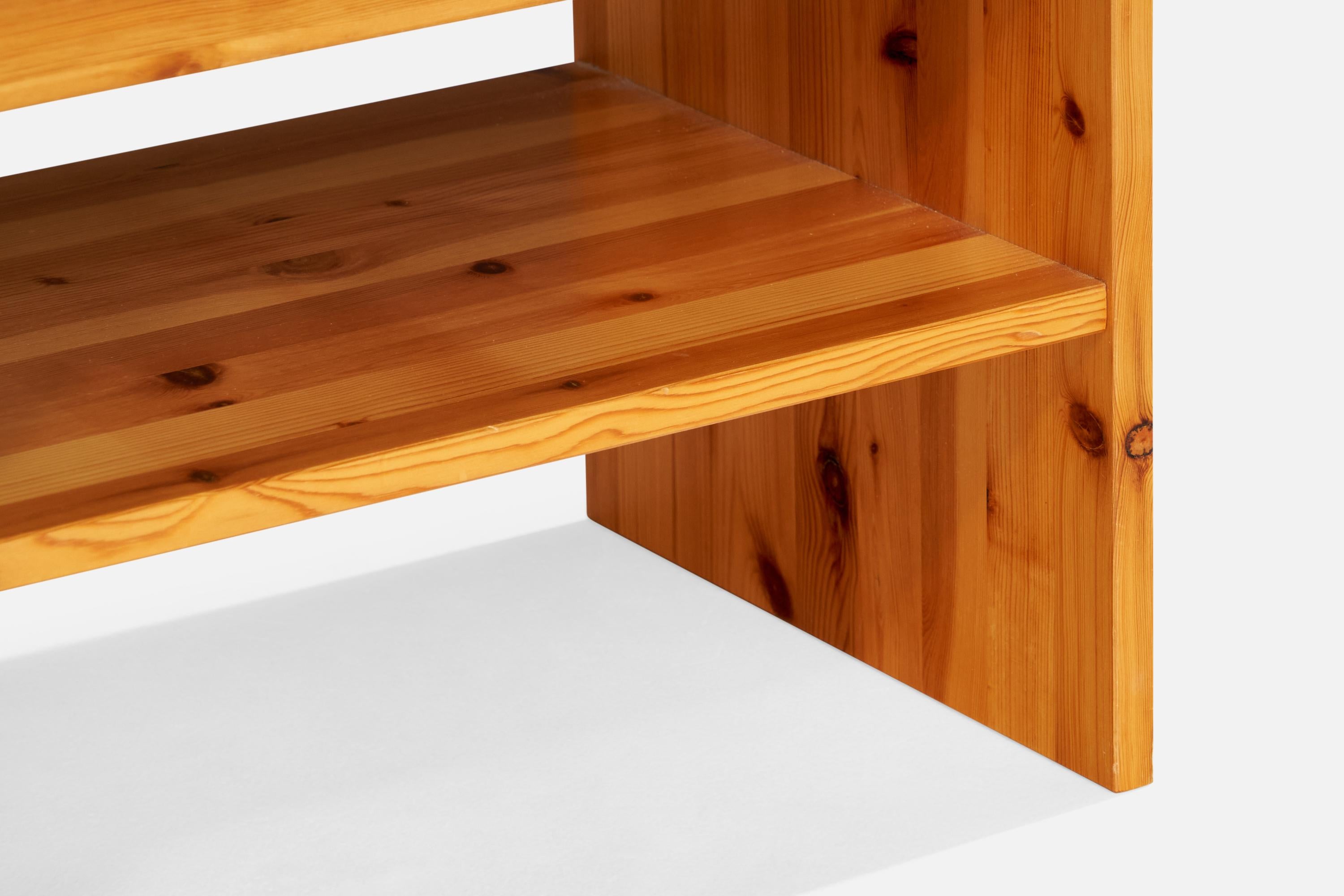 Swedish Designer, Nightstands, Pine, Sweden, 1980s For Sale 4