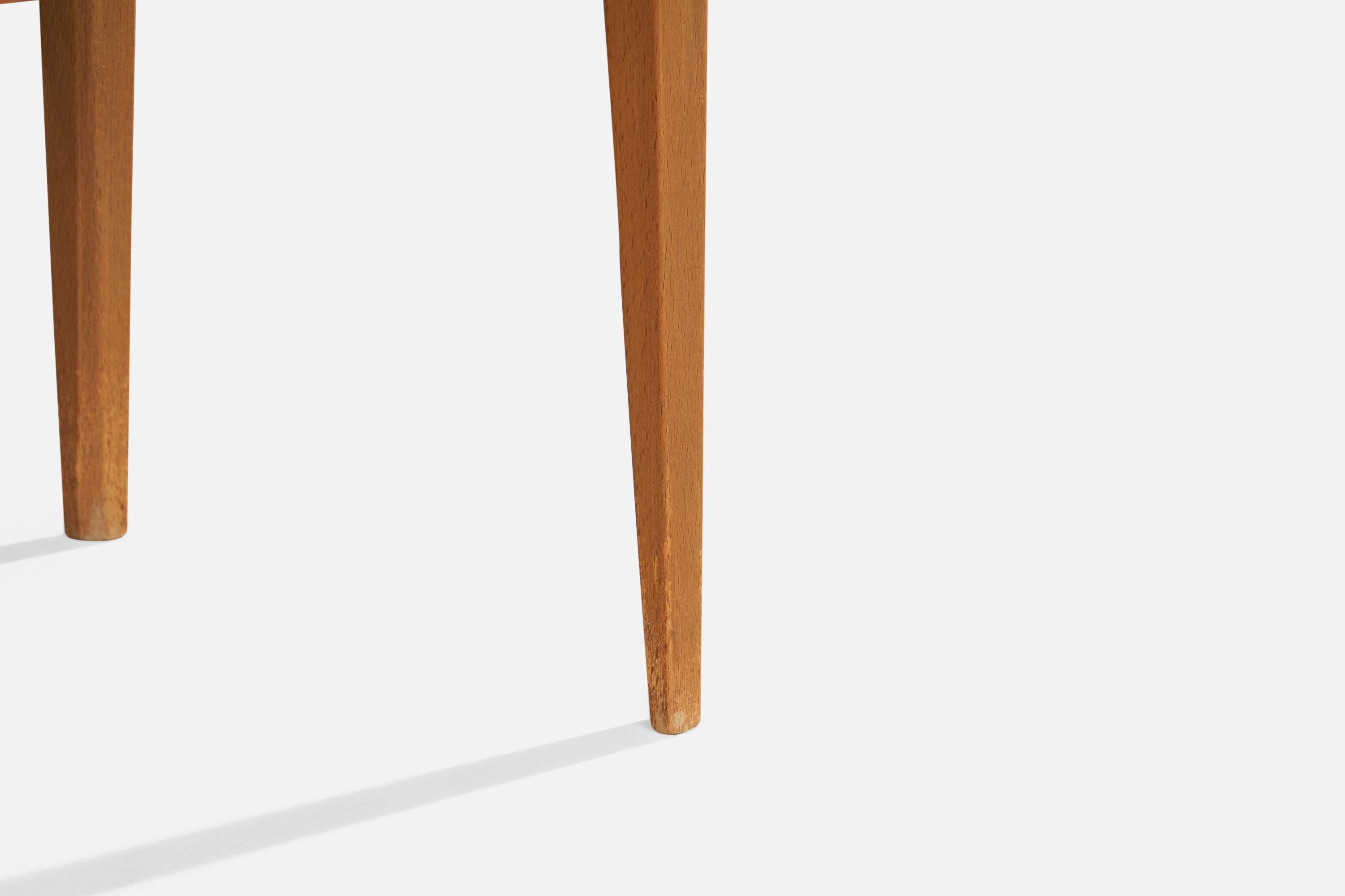 Design/One, tables de nuit, teck, hêtre, Suède, années 1950 en vente 1