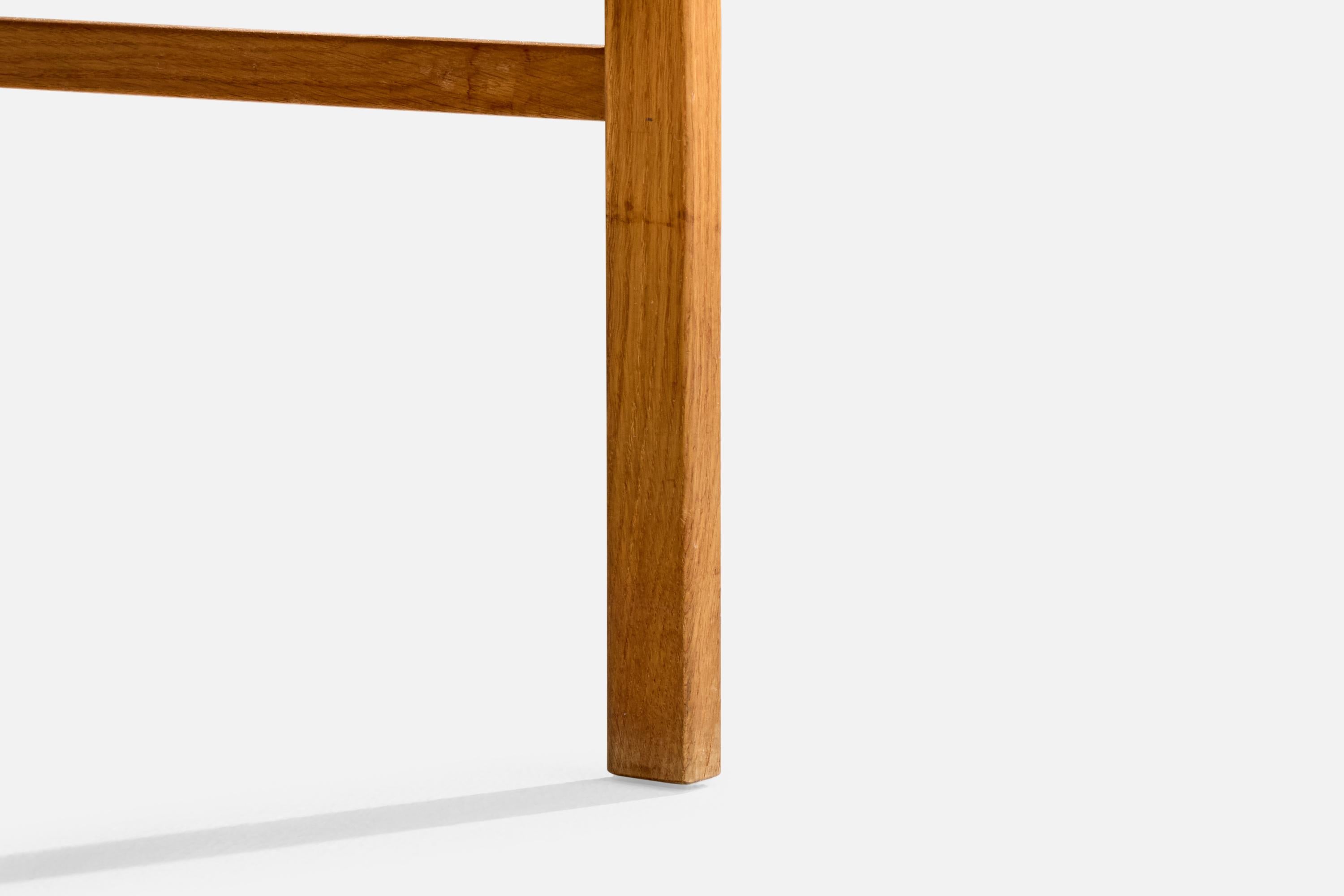 Comodini di design svedese, teak, quercia, Svezia, anni '50 in vendita 5