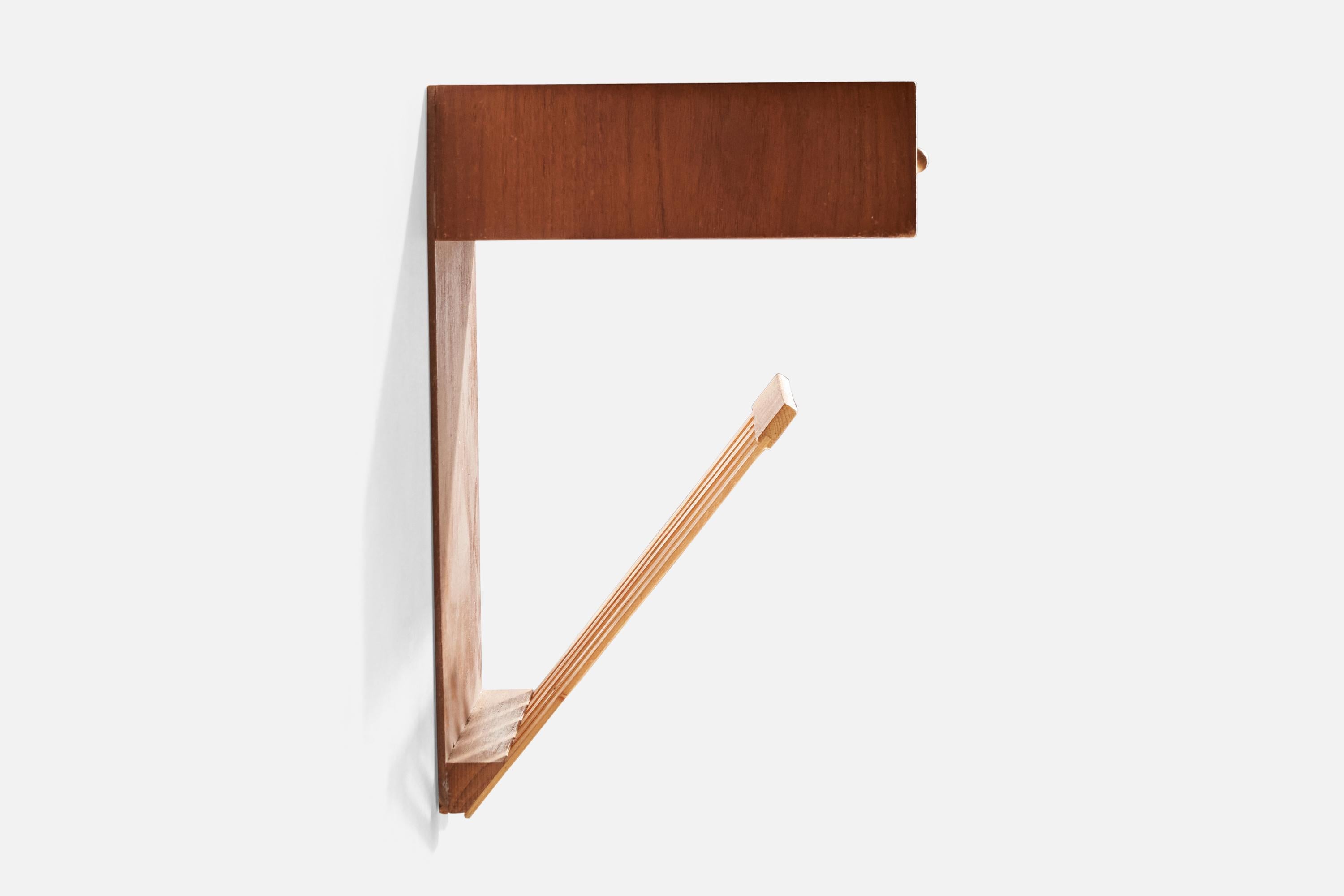 Swedish Designer, Nightstands, Teak, Pine, Sweden, 1950s For Sale 2