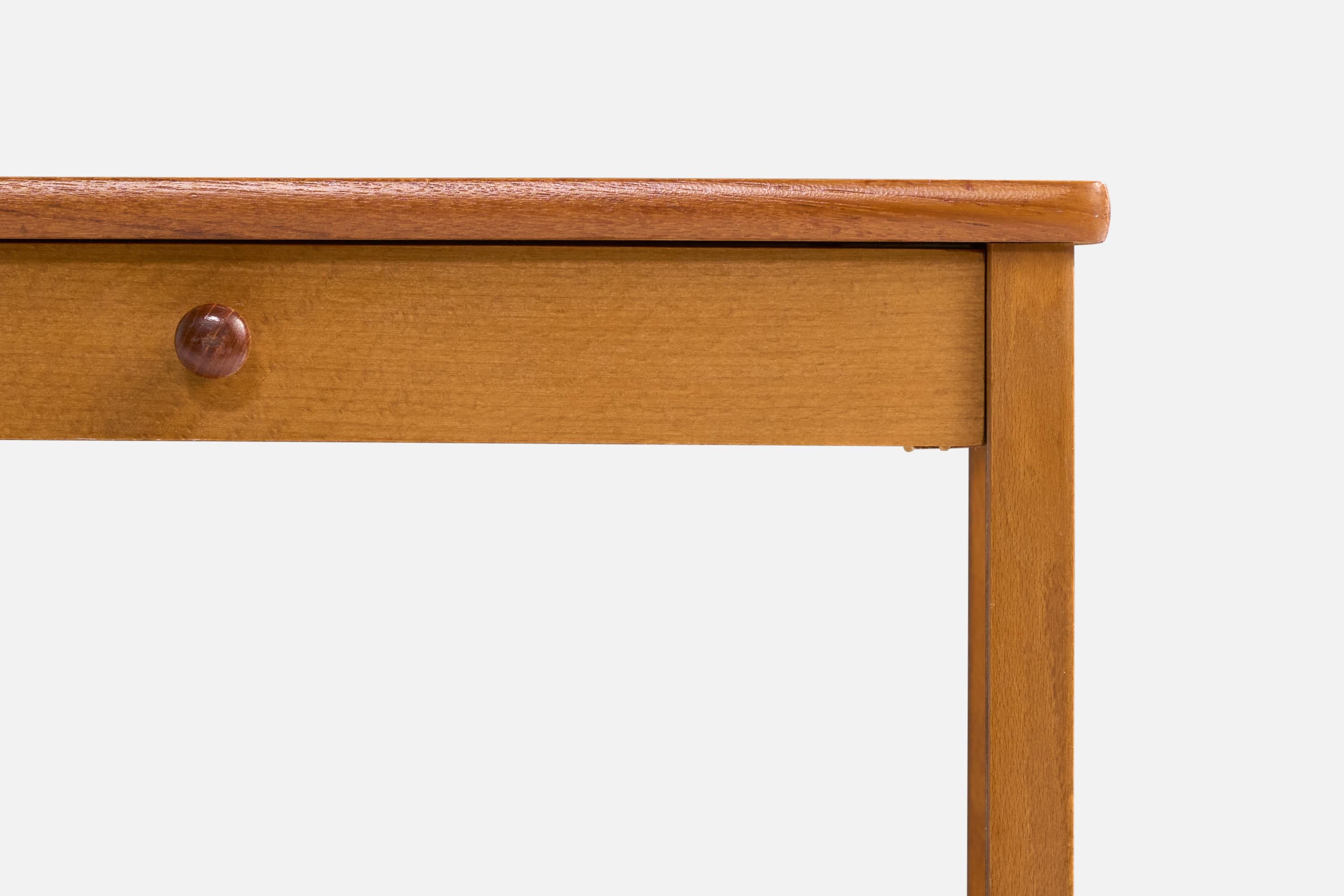 Swedish Designer, Nightstands, Teak, Sweden, 1950s For Sale 2