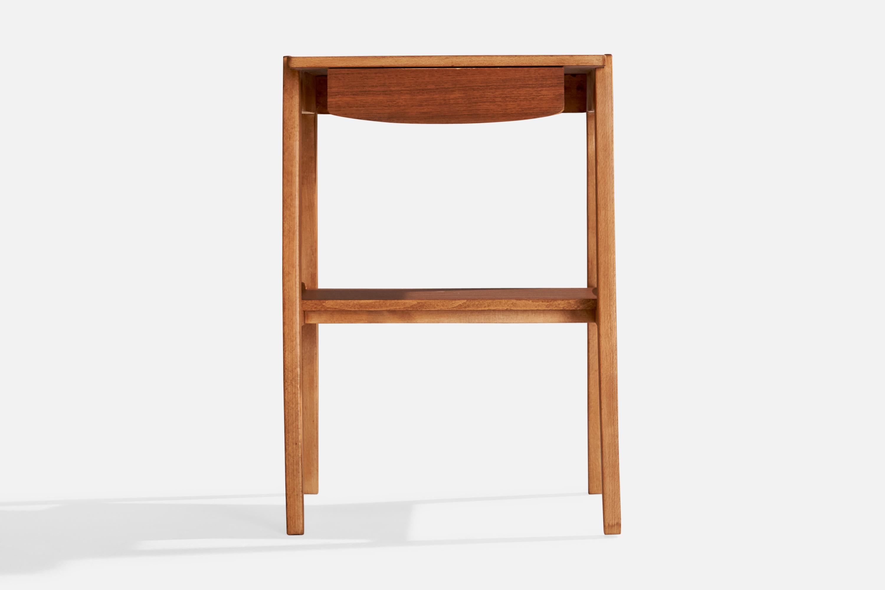 Mid-20th Century Swedish Designer, Nightstands, Teak, Sweden, 1960s For Sale